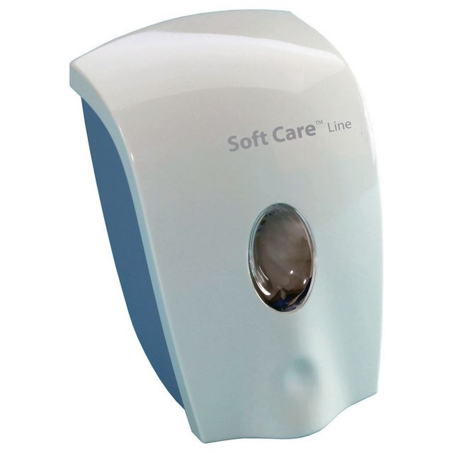 DIVERSEY Dispenser Soft Care Line, tvål, plast, vit, 800 ml | Städ och hygien - Tvål och hygien - Hygiensystem - Soft Care | Kontorsexperten