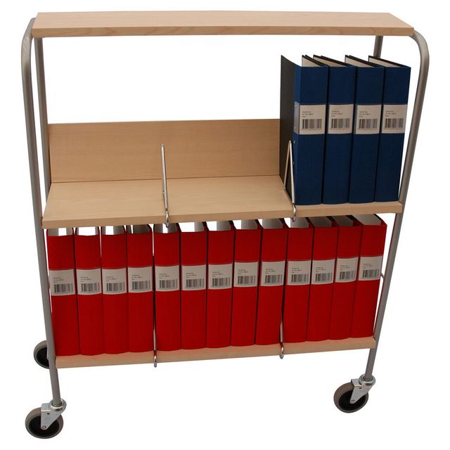 HYKAB Pärmvagn björk 2 hyllor m/topp | Kontorsmöbler och inredning - Skåp och hyllor - Dokumentskåp | Kontorsexperten