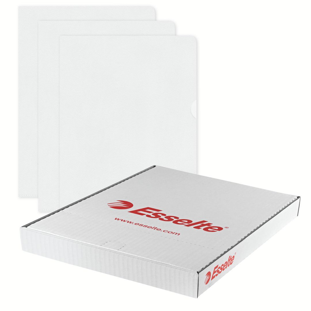 ESSELTE Aktmapp kraftig A4 0,18 ofärgad | Kontorsmaterial - Mappar och plastfickor - Plastmappar och aktmappar | Kontorsexperten