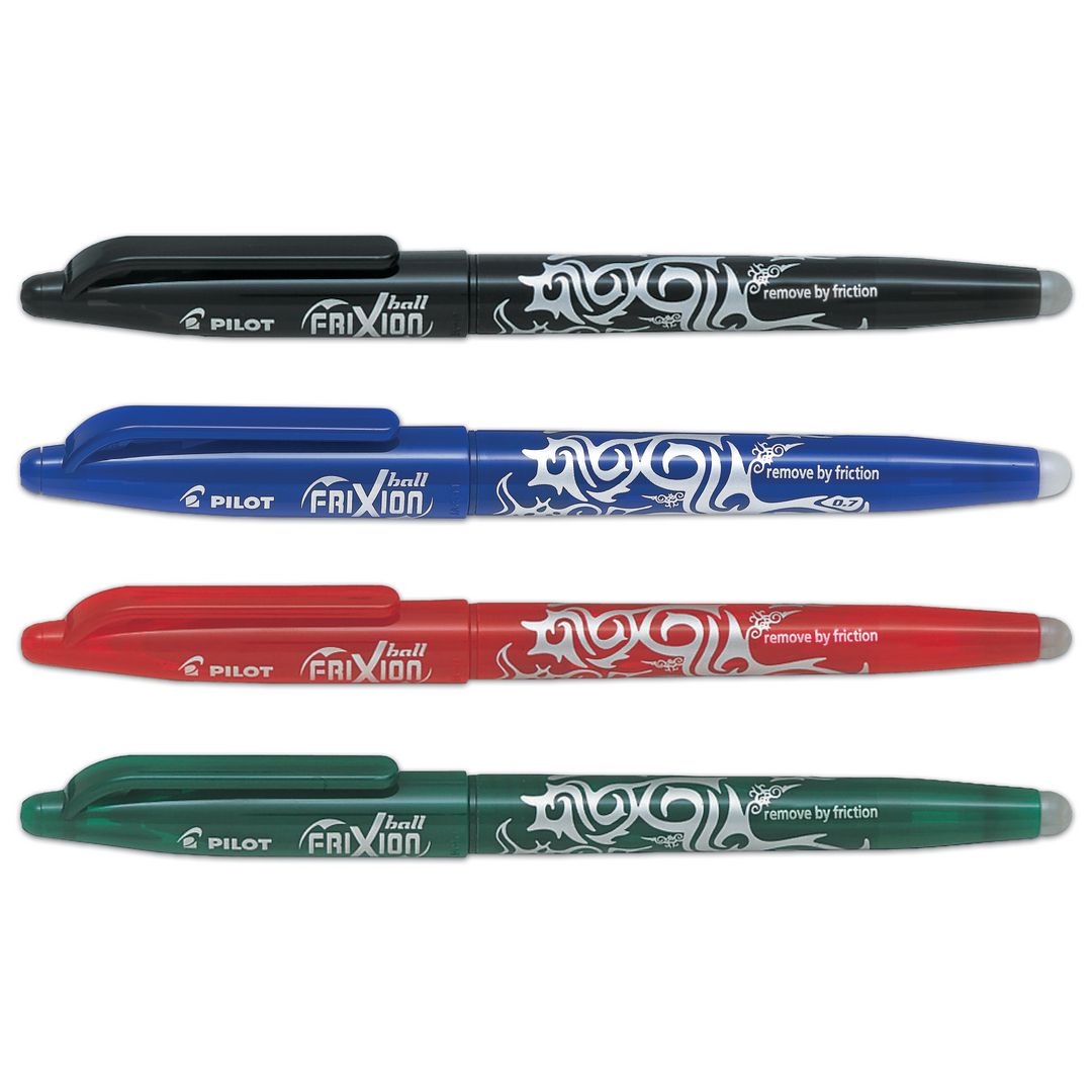 PILOT Gelpenna Frixion Ball 0,7 svart | Kontorsmaterial - Pennor - Gelpennor raderbara | Kontorsexperten
