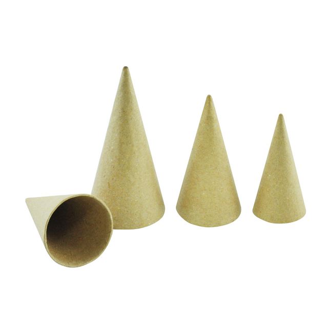 PLAYBOX Pappkoner 8, 10, 12 cm 30/fp | Skola och förskola - Hobbymaterial - Pyssel | Kontorsexperten