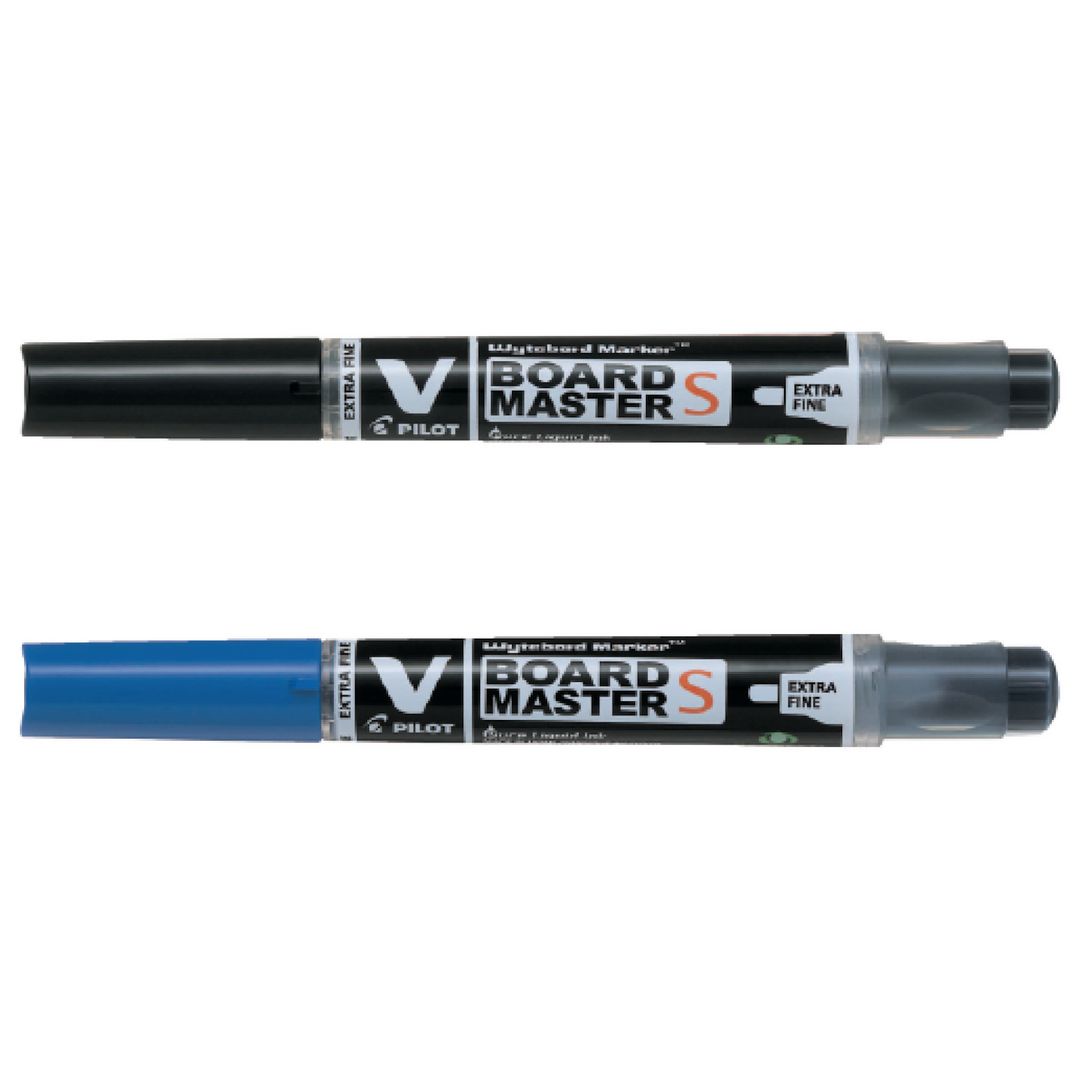 PILOT Whiteboardpenna Begreen V-Board Master S 1,3 mm, svart | Kontorsmaterial - Pennor - Whiteboardpennor - Rund spets | Kontorsexperten