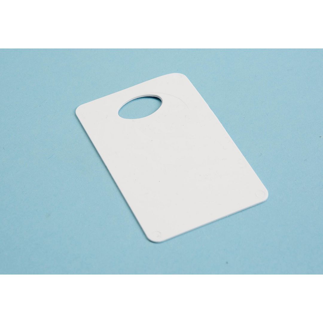 Garderobsbricka onum. vit 90x57mm 25/fp | Kontorsmaterial - Butiksmaterial - Kösystem och biljetter | Kontorsexperten