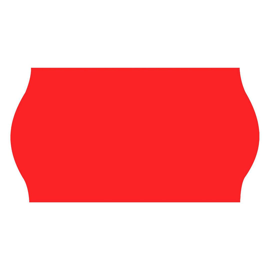 Prisetikett 26x16mm röd G1 6/fp | Kontorsmaterial - Butiksmaterial - Prisetiketter och prismärkare | Kontorsexperten