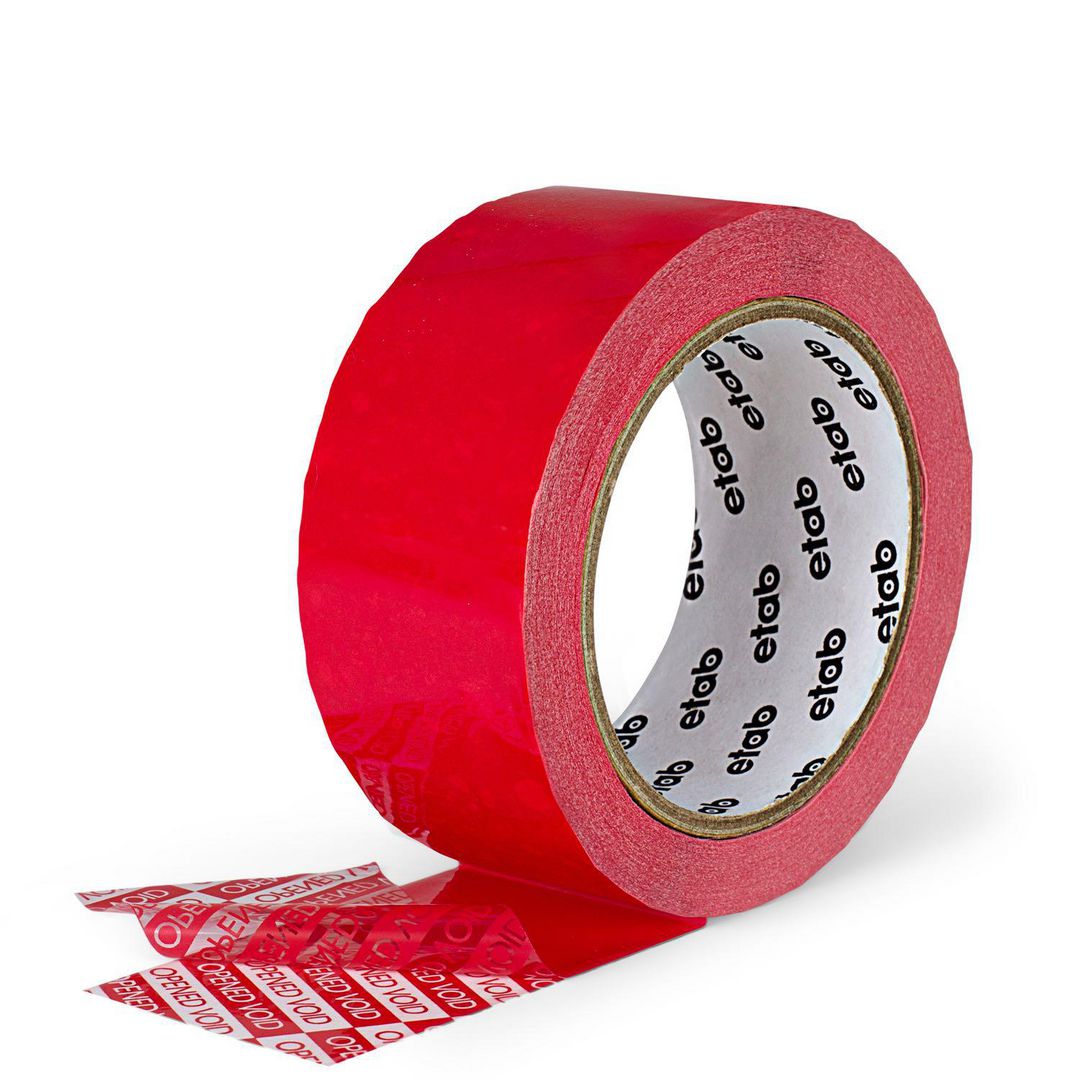 ETAB Säkerhetstejp 2045 50mmx50m Röd | Emballage och lagerutrustning - Packtejper - Packtejp PP | Kontorsexperten