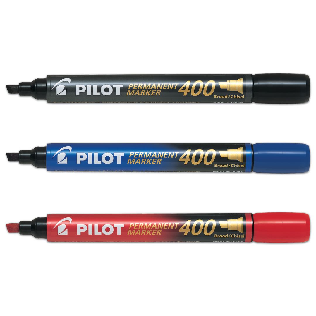 PILOT Märkpenna sned SCA 400 1,5-4mm svart | Kontorsmaterial - Pennor - Märkpennor - Skuren spets | Kontorsexperten