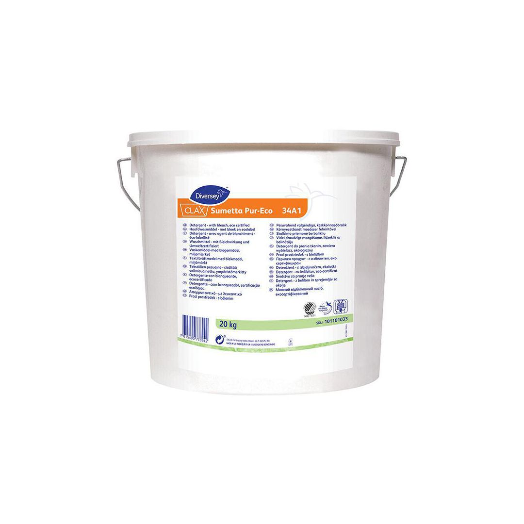 CLAX Tvättmedel Clax Sumetta G 34A1 20kg | Städ och hygien - Tvättmedel och klädvård - Tvättmedel | Kontorsexperten