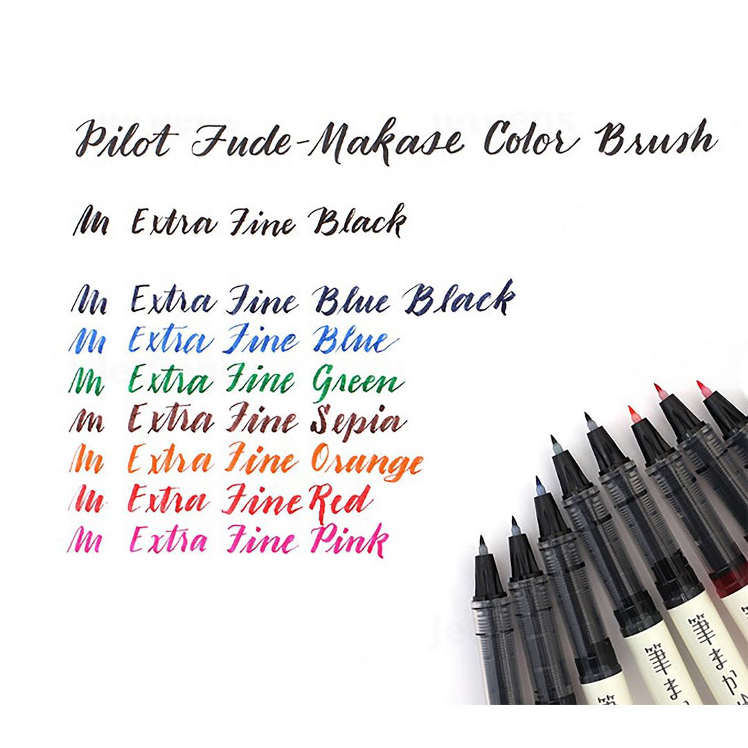 PILOT Fineliner Brush pen svart | Kontorsmaterial - Pennor - Penselpennor | Kontorsexperten