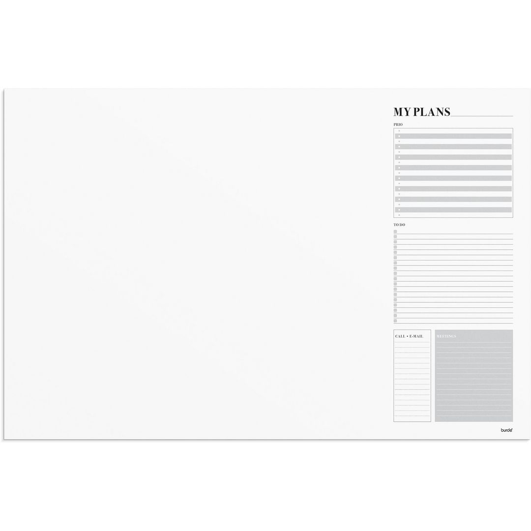 BURDE Skrivunderlägg Do it -7340 60x40cm | Almanackor och kalendrar - Bordskalendrar och skrivunderlägg - Skrivunderlägg - Kalender | Kontorsexperten