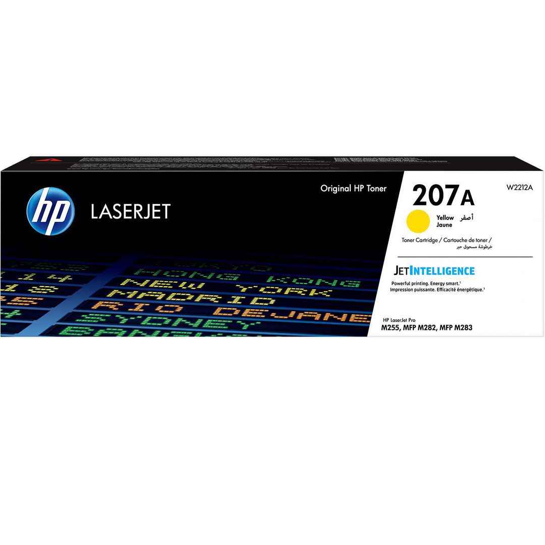 HP Toner W2212A 207A 1,25K Gul | Toner och bläck - Tonerkassetter - Toner HP | Kontorsexperten
