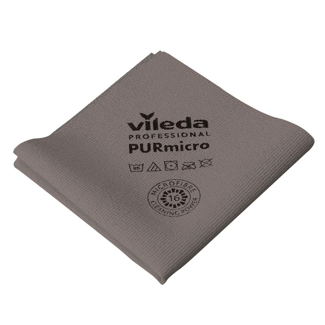 VILEDA Microfiberduk PURmicro Active grå 5/fp | Städ och hygien - Städdukar och diskdukar - Städdukar - Mikro | Kontorsexperten
