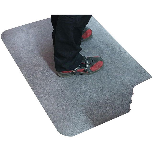 MATTING Arbetsmatta YSed 61x91cm grå | Kontorsmöbler och inredning - Arbetsplatsmattor och ståmattor - Arbetsplats-och ståmattor | Kontorsexperten