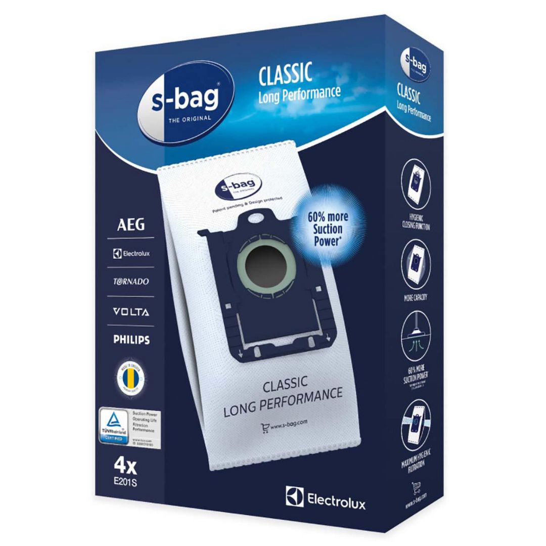 ELECTROLUX Dammsugarpåse S-Bag 4/fp | Städ och hygien - Dammsugare - Dammsugarpåsar | Kontorsexperten