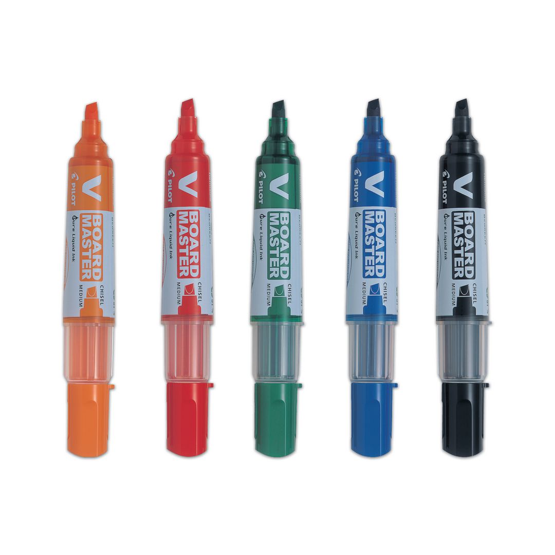 Pilot Begreen Whiteboardpenna Begreen V-Board Master, snedskuren spets på 6,0 mm, svart | Kontorsmaterial - Pennor - Whiteboardpennor - Skuren spets | Kontorsexperten