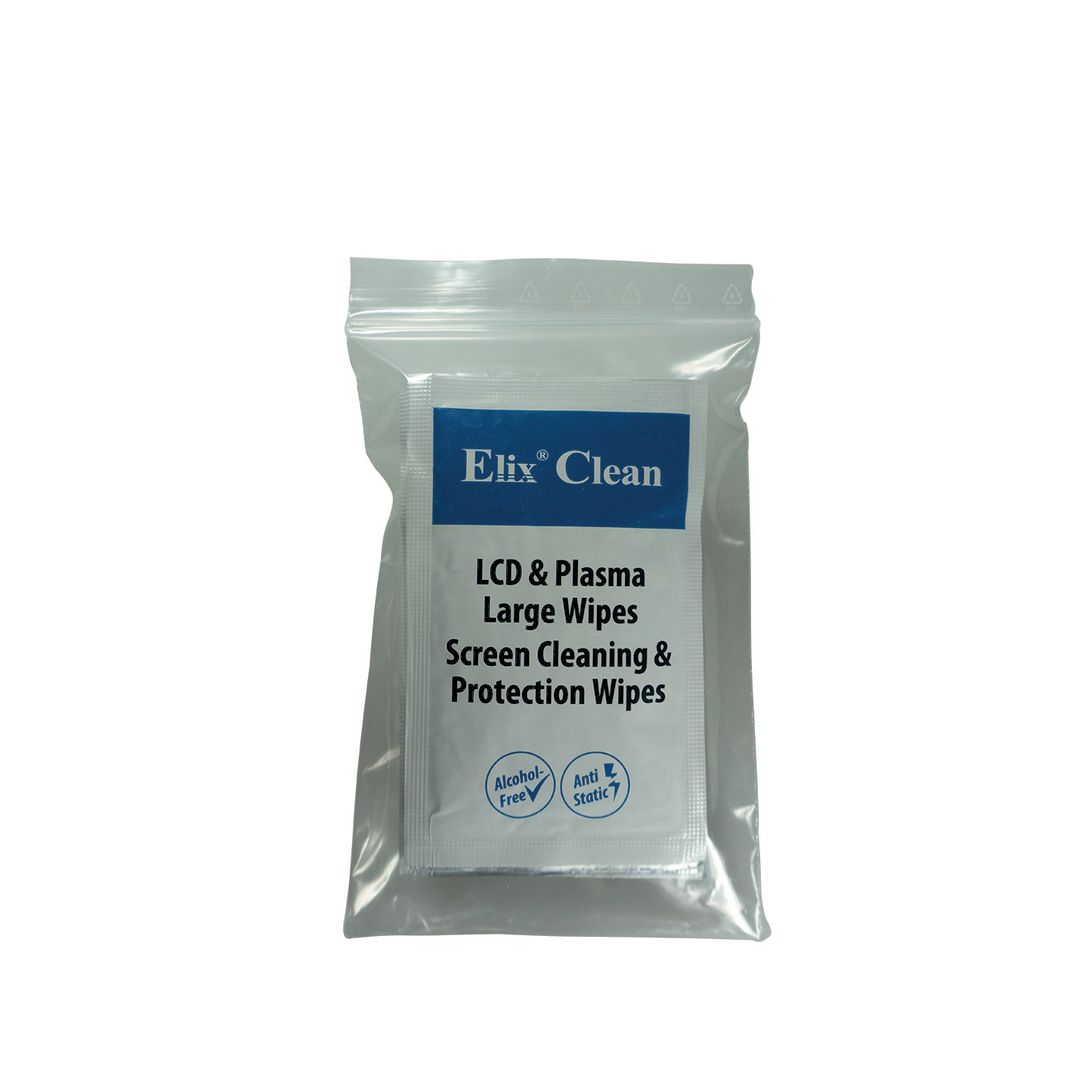 ELIX Rengöringsduk våt LCD plasma 5/fp | Datorprodukter - Datorrengöring - Rengörings-servetter | Kontorsexperten
