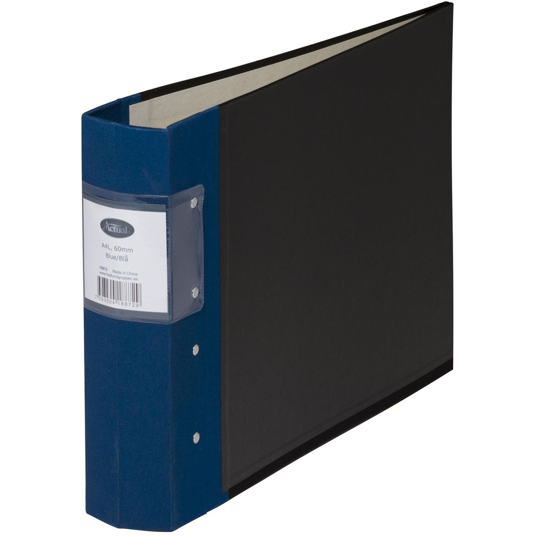 Gaffelpärm A4L 60mm blå | Kontorsmaterial - Pärmar och register - Träryggspärmar - A4 | Kontorsexperten