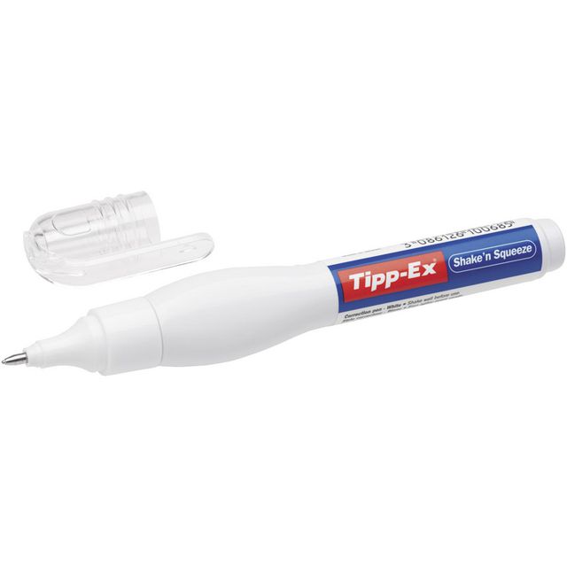 TIPP-EX Korrigeringspenna Shaken Squeeze, 8 ml, vit | Kontorsmaterial - Korrigering - Korrigeringspennor | Kontorsexperten