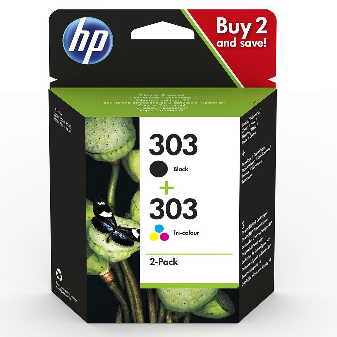 HP Bläckpatron 3YM92AE svart+färg 2/fp | Toner och bläck - Bläckpatroner - Bläckpatroner HP | Kontorsexperten