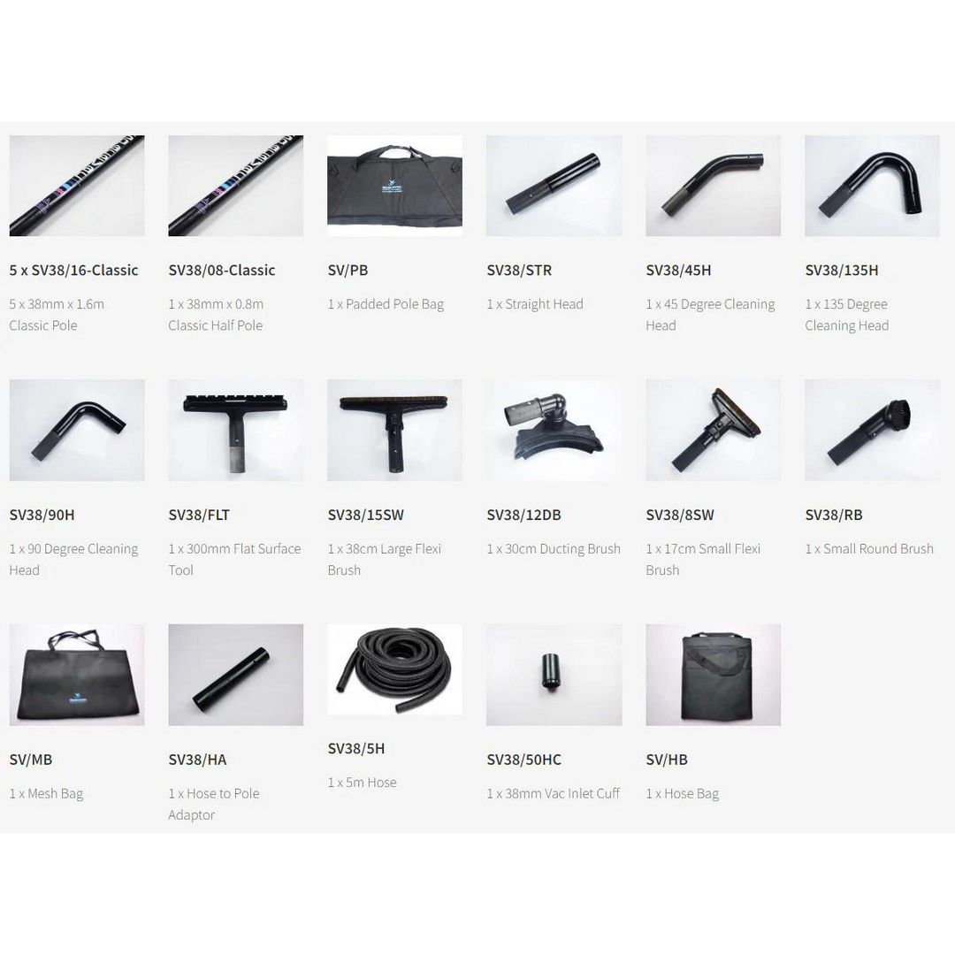 Rörsystem SPACEVAC CLASSIC | Städ och hygien - Dammsugare - Dammsugare | Kontorsexperten