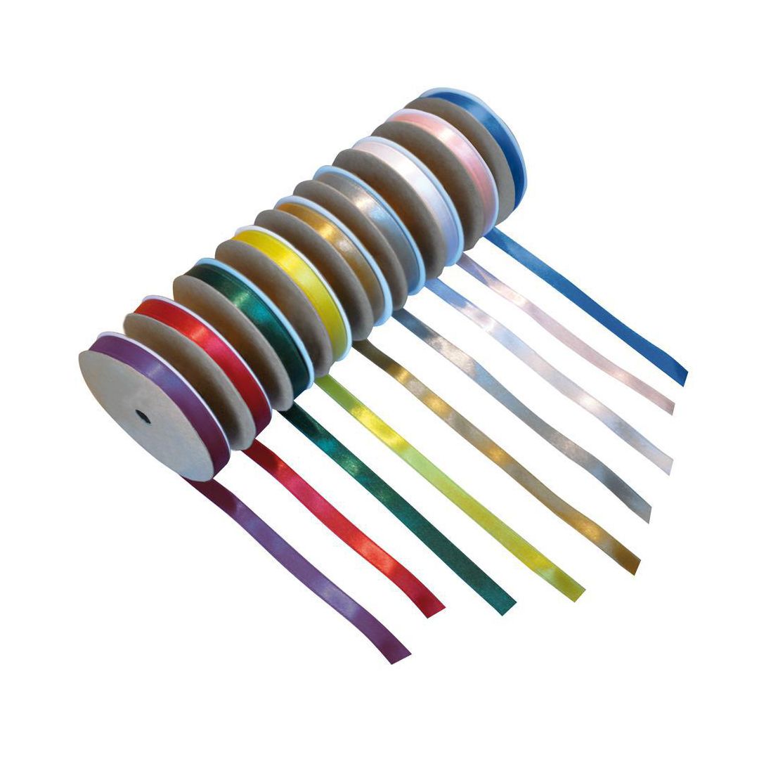 PLAYBOX Satinband 10mmx30m gul | Skola och förskola - Hobbymaterial - Band | Kontorsexperten