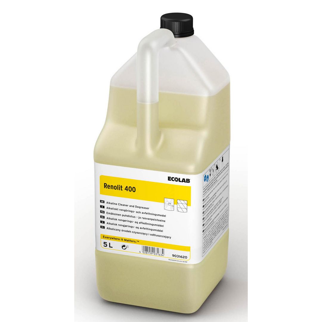 ECOLAB Avfettningsmedel Renolit 400 5L 2/fp | Städ och hygien - Rengöringsmedel - Sanitetsrent | Kontorsexperten