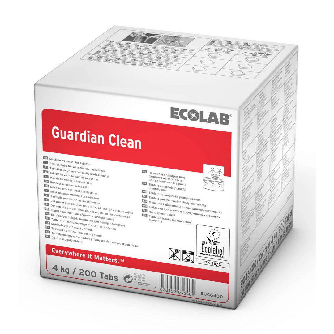 ECOLAB Maskindisk Guardian Clean 200/fp | Städ och hygien - Diskrengöring - Maskindiskmedel | Kontorsexperten
