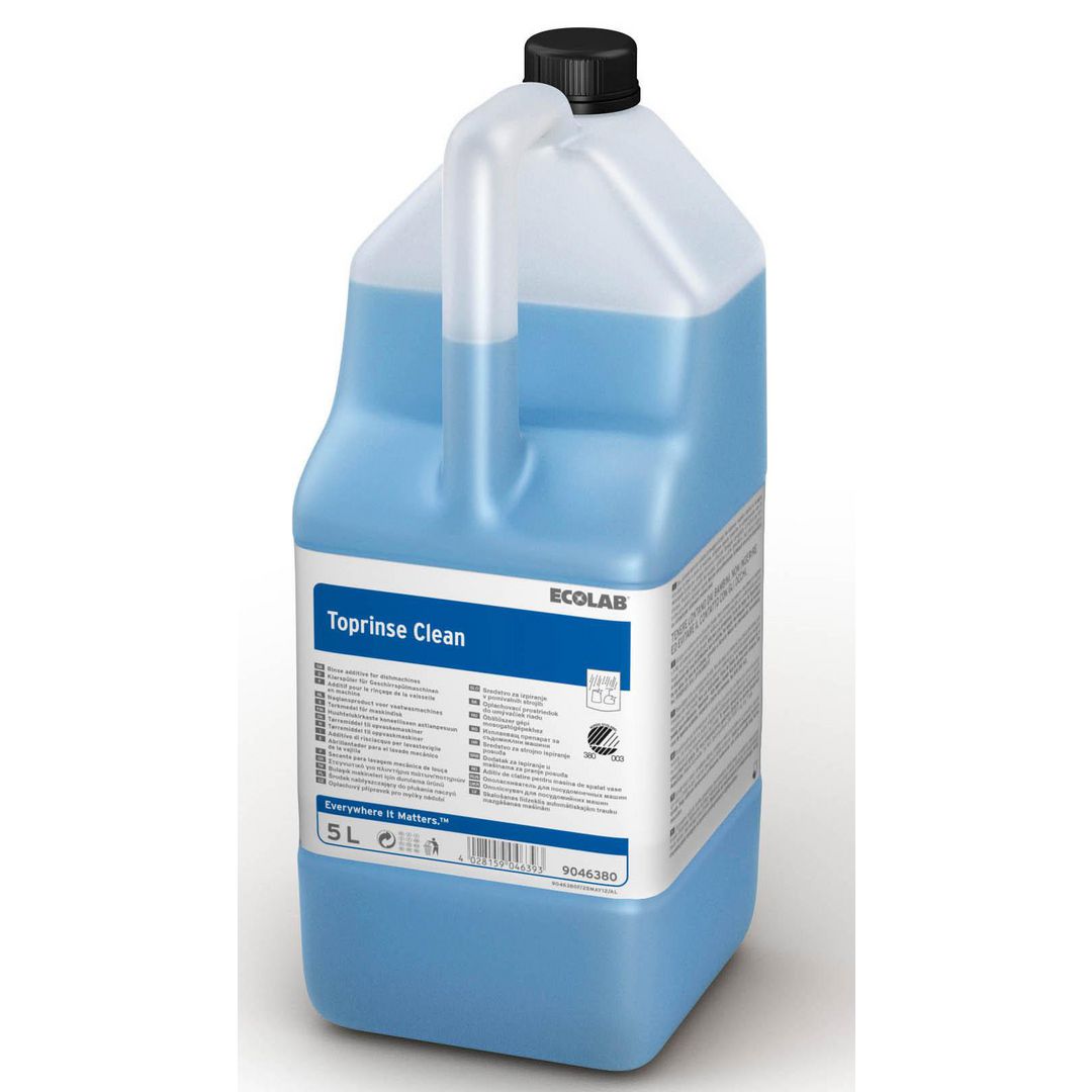 ECOLAB Torkmedel Toprinse Clean 5L 2/fp | Städ och hygien - Diskrengöring - Torkmedel och sköljmedel | Kontorsexperten