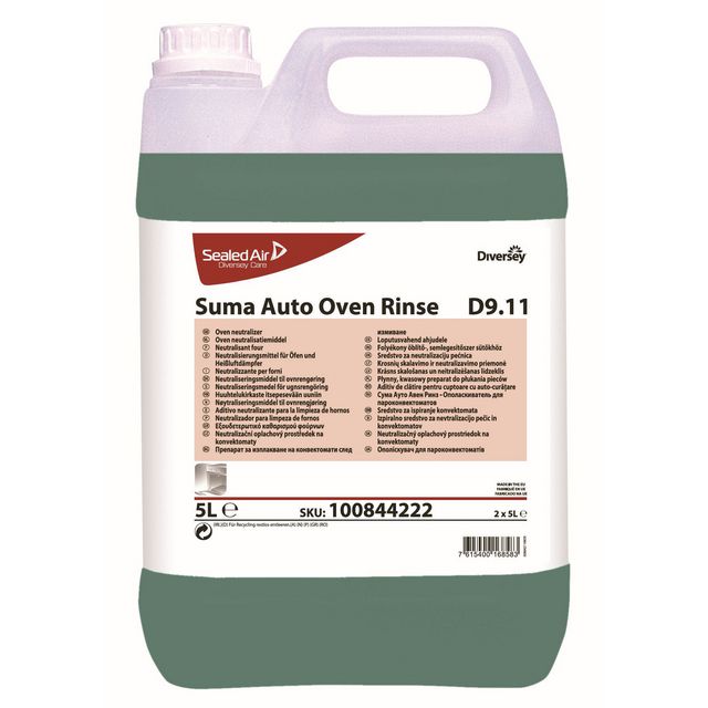 DIVERSEY Sköljmedel AUTO OVEN RINSE D9 5L | Städ och hygien - Diskrengöring - Torkmedel och sköljmedel | Kontorsexperten