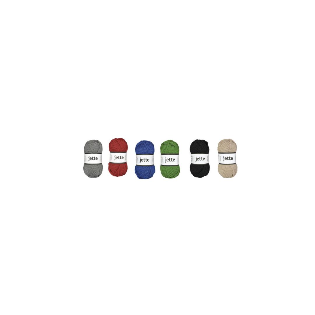 JÄRBO GARN Ullgarn Jette 50g, grå | Skola och förskola - Hobbymaterial - Garn | Kontorsexperten