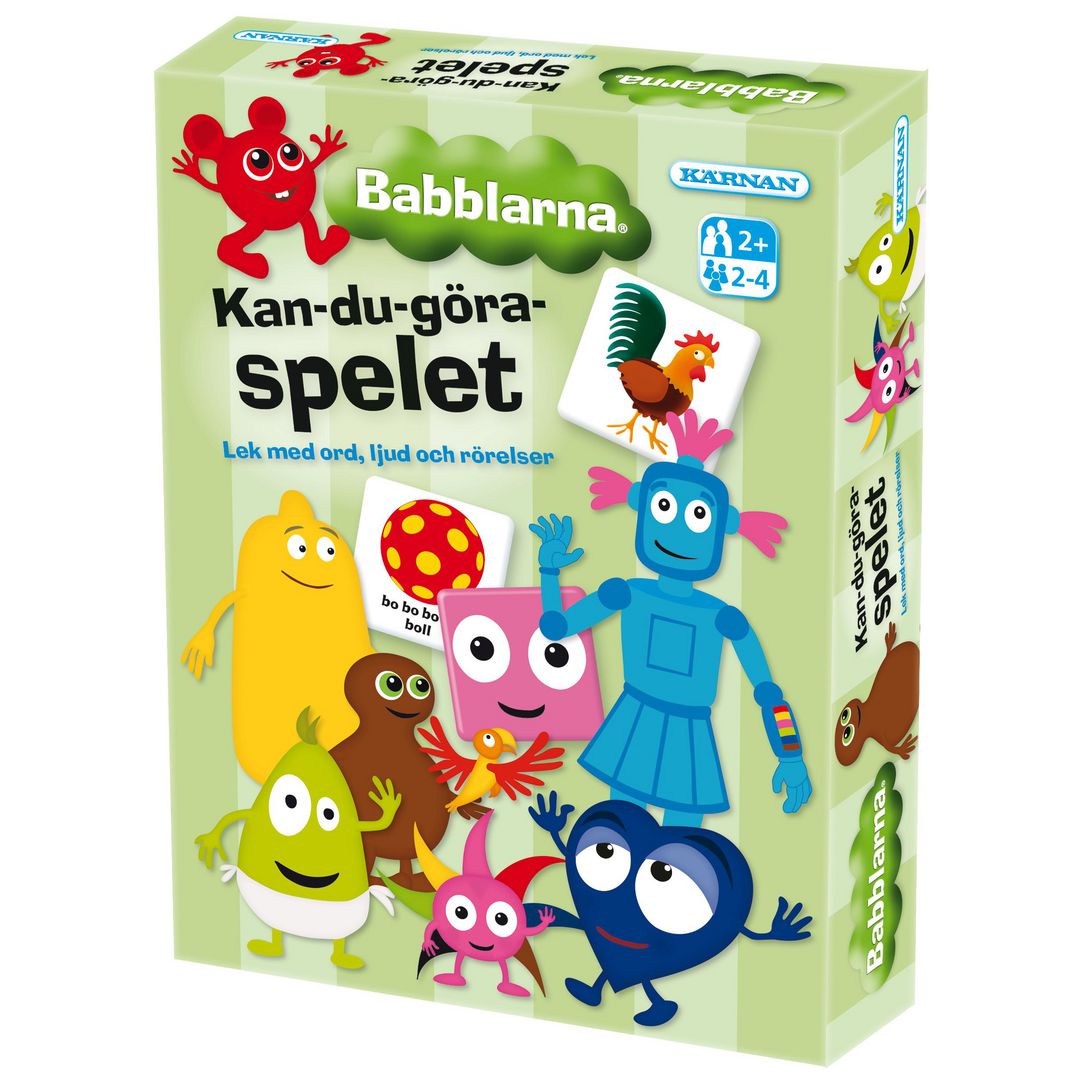 KÄRNAN Spel Babblarna Kan-du-göra 2år | Skola och förskola - Lekmaterial - Spel - Från 3 - 4 år | Kontorsexperten