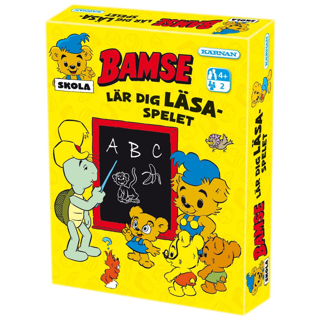 KÄRNAN Spel Bamse Lär dig läsa - ABC | Skola och förskola - Lekmaterial - Spel - Från 3 - 4 år | Kontorsexperten