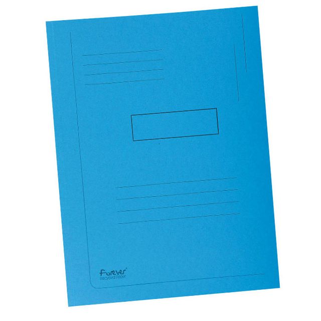 EXACOMPTA Mapp 2-klaff 280g A4 blå | Kontorsmaterial - Mappar och plastfickor - Mappar övriga | Kontorsexperten