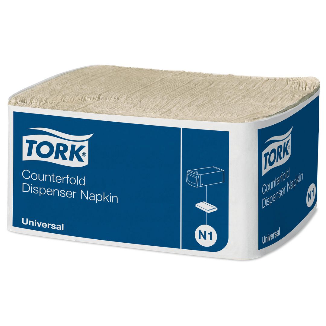 TORK Servett Uni N1 1-lag natur 300/fp | Kök och servering - Servetter och dukar - Dispenserservetter | Kontorsexperten