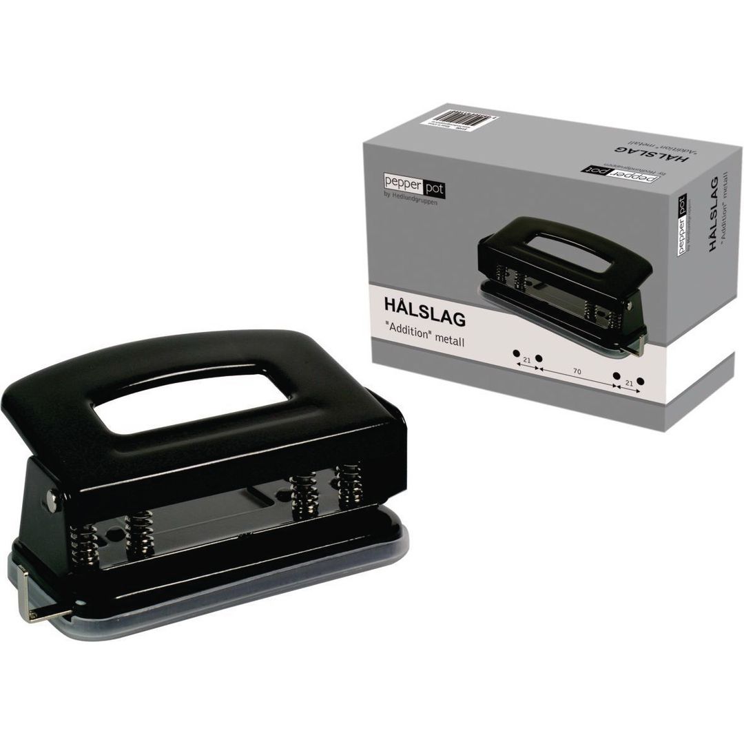 Hålslag Addition svart | Kontorsmaterial - Till skrivbordet - Hålslag | Kontorsexperten