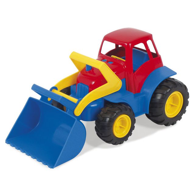 DANTOY Traktor med skopa 30 cm | Skola och förskola - Lekmaterial - Leksaksbilar | Kontorsexperten
