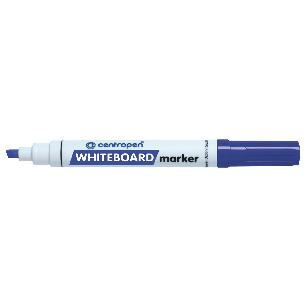 CENTROPEN Whiteboardpenna skuren blå | Kontorsmaterial - Pennor - Whiteboardpennor - Skuren spets | Kontorsexperten