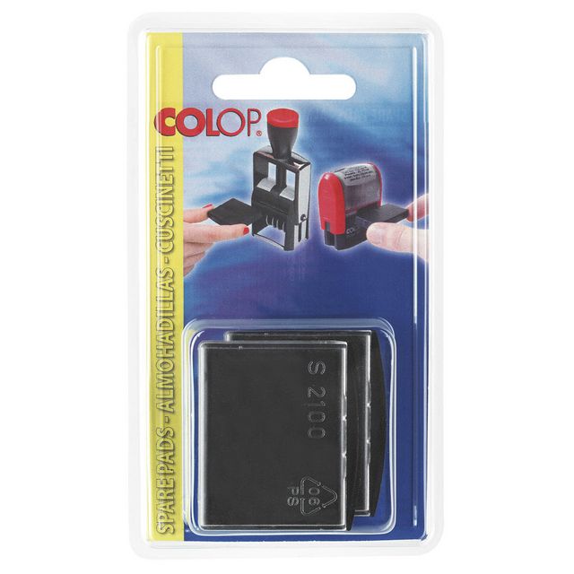 COLOP Stämpel Dynkassett E2100 svart 2/fp | Kontorsmaterial - Till skrivbordet - Stämplar | Kontorsexperten