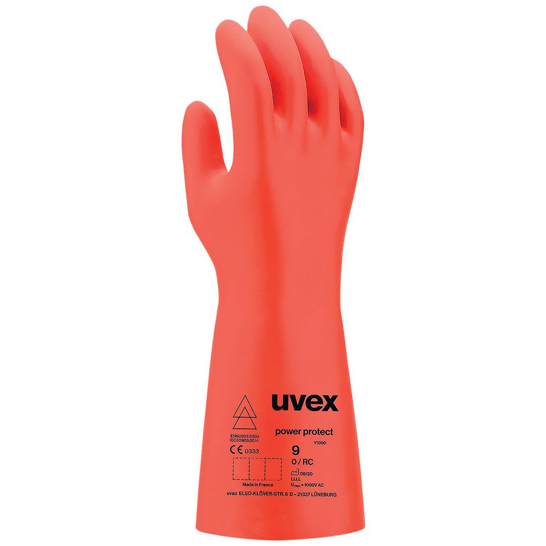 UVEX Elhandske Power Protect V1000 10 | Skyddsutrustning - Skyddshandskar - Allroundhandskar | Kontorsexperten