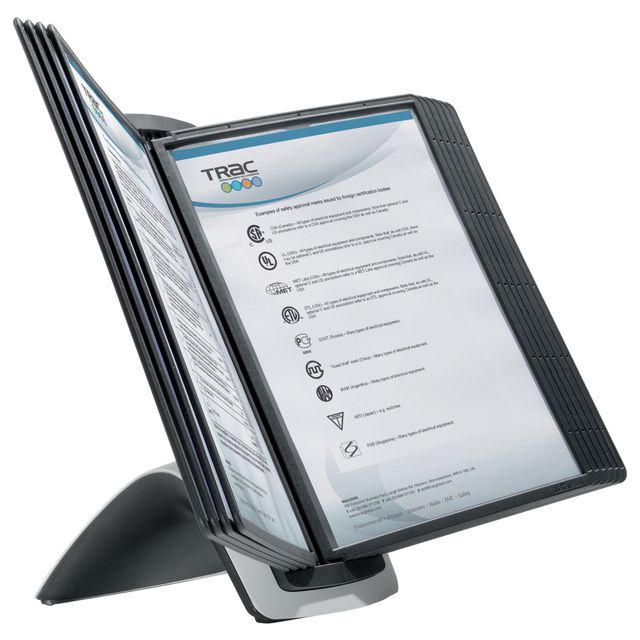 DURABLE Bordsställ Style 10 paneler A4 | Kontorsmaterial - Till skrivbordet - Bordsställ och panelsystem | Kontorsexperten