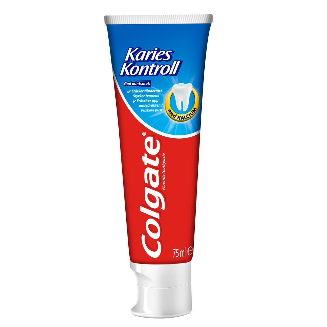 COLGATE Tandkräm Karies Kontroll 75 ml | Sjukvård och omsorg - Hygien - Tandvård | Kontorsexperten