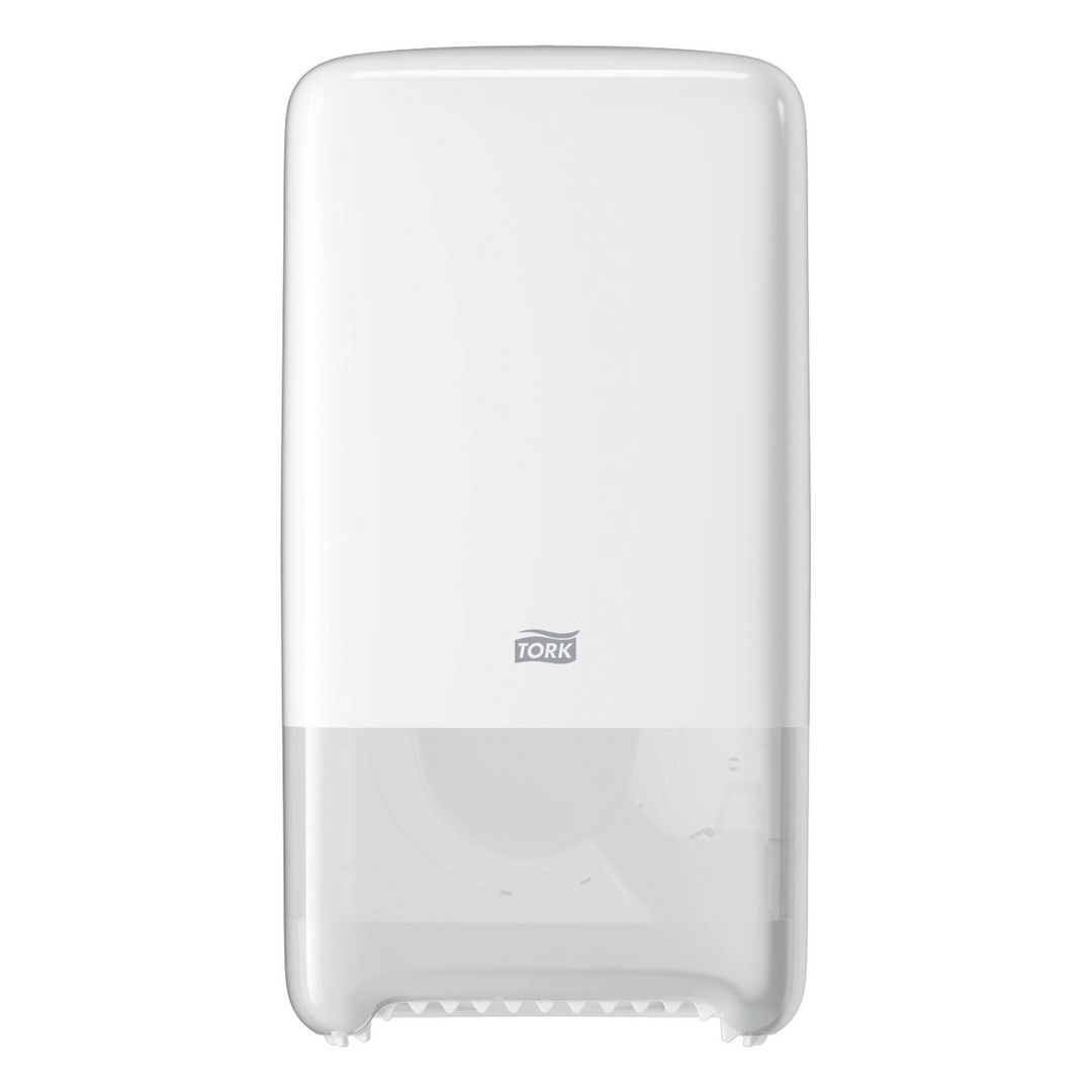 TORK Dispenser T6 Twin Toa vit | Städ och hygien - Toalettpapper och torkpapper - Hållare - Toalettpapper rulle | Kontorsexperten