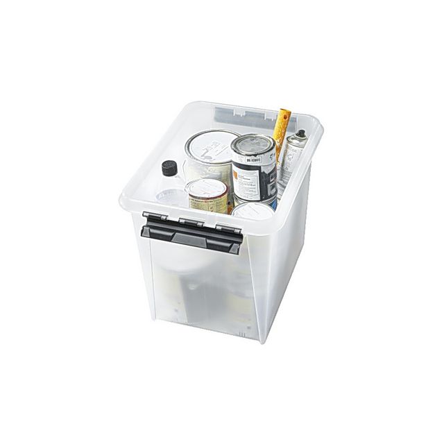SMARTSTORE Förvaringslåda Classic transparent 52L | Skolmöbler och inredning - Förvaringsmöbler - Backar, boxar och korgar | Kontorsexperten