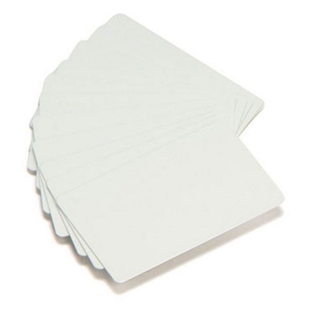 ZEBRA Plastkort PVC White Cards 500/fp | Kontorsmaskiner - Etikettskrivare och etiketter - Etiketter - Zebra | Kontorsexperten