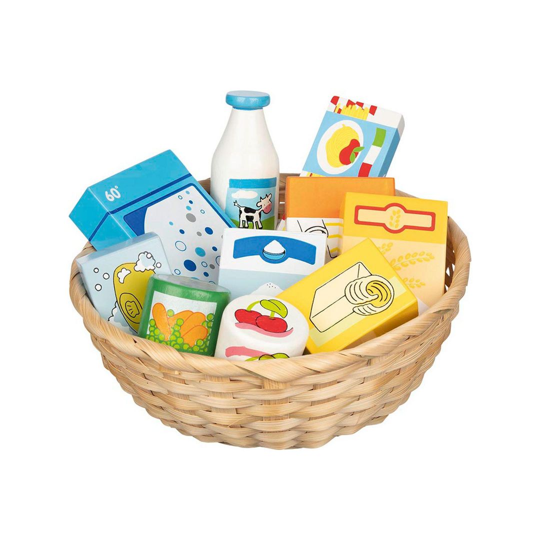 Matvaror av trä 10 delar | Skola och förskola - Lekmaterial - Kök och matlek | Kontorsexperten