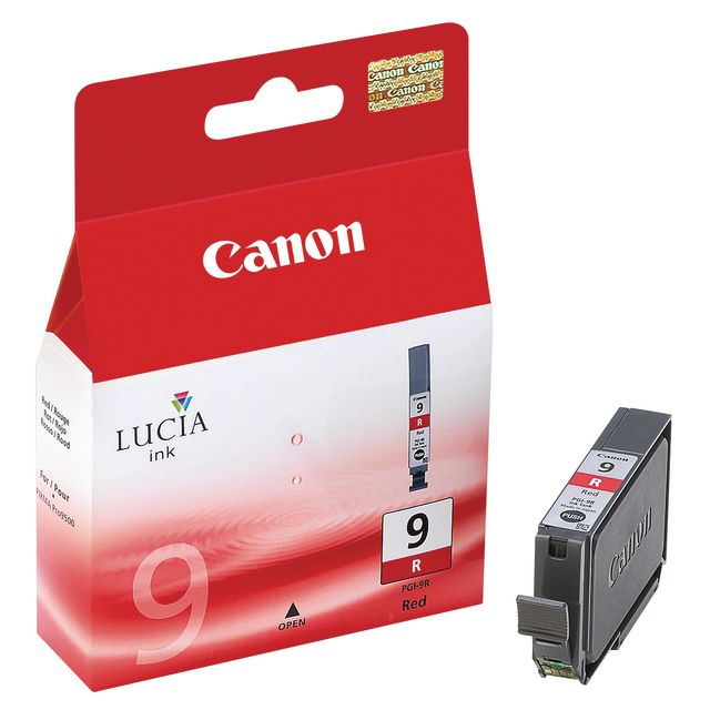 CANON Bläckpatron, 9R, röd, singelförpackning, 1040B001 | Toner och bläck - Bläckpatroner - Bläckpatroner Canon | Kontorsexperten