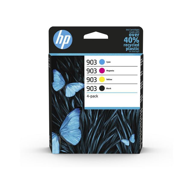 HP Bläckpatron 6ZC73AE 903 CMYK 4/fp | Toner och bläck - Bläckpatroner - Bläckpatroner HP | Kontorsexperten
