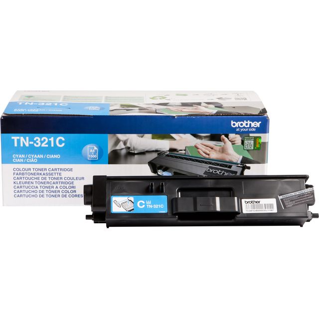 BROTHER Toner TN-321C, cyan | Toner och bläck - Tonerkassetter - Toner Brother | Kontorsexperten