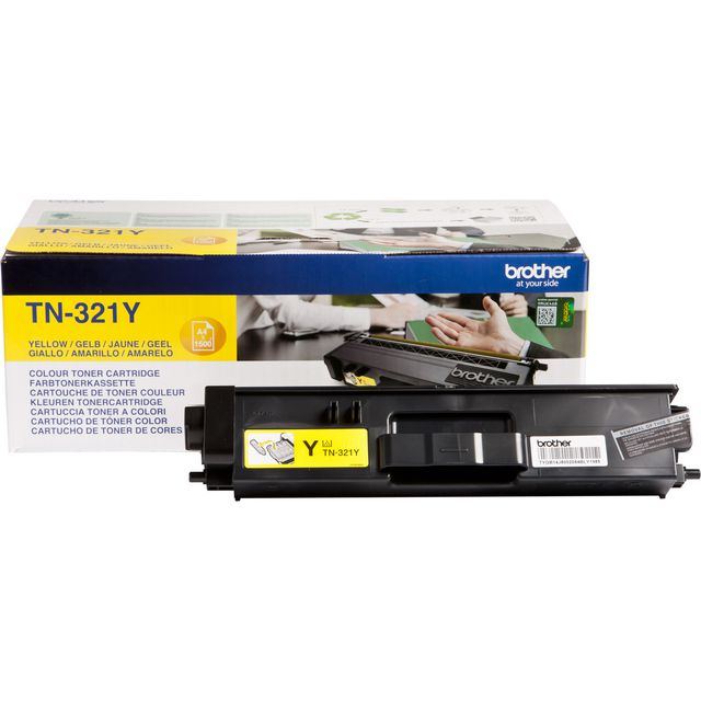 BROTHER Toner TN-321Y, gul | Toner och bläck - Tonerkassetter - Toner Brother | Kontorsexperten