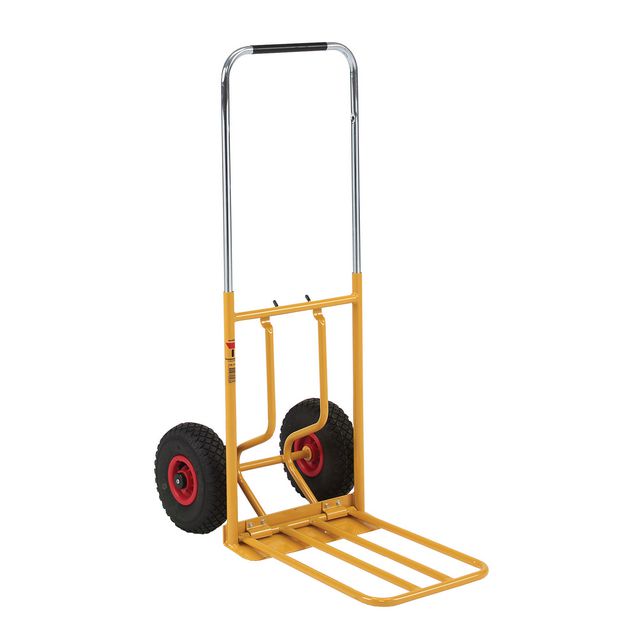 Bagagekärra luftgummihjul hopfällbar | Emballage och lagerutrustning - Lagerutrustning - Transportkärror | Kontorsexperten