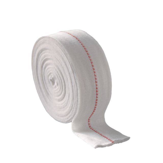 MEDIPLAST Danafast röd små armar 3,0-3,8cm x 10m | Sjukvård och omsorg - Förband och fixering - Tubbindor | Kontorsexperten